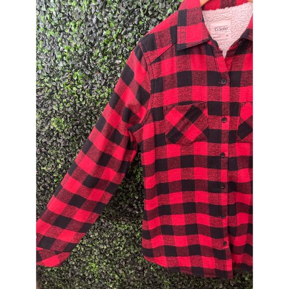 Ci Sonó Plaid Collection Women’s Jacket Size M - Picture 2 of 6